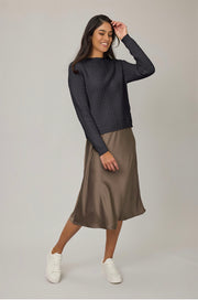 Braid Knitted Sweater in Multiple Colors