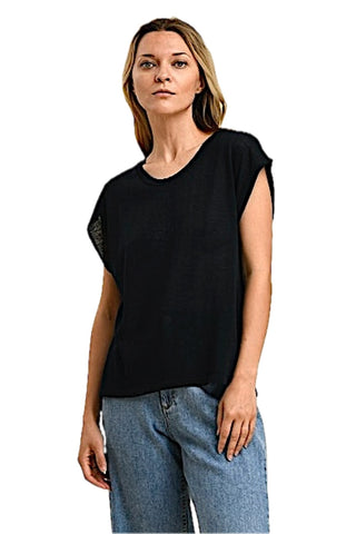 Baltaza Lightweight Sleeveless Sweater in Marine