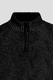 Bugatchi Long-Sleeve Quarter Zip Sweater