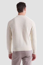 Cable Diamond Stitch Crew Neck Sweater in 2 Colors