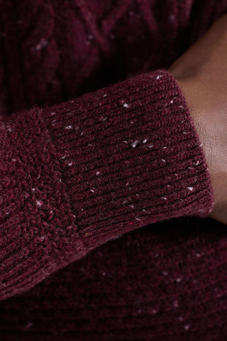 Cable Diamond Stitch Crew Neck Sweater in 2 Colors