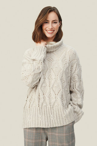 Felisa Chunky Knit Turtleneck Sweater
