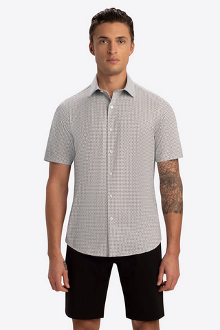 OohCotton Tech Short Sleeved Shirt in Platinum