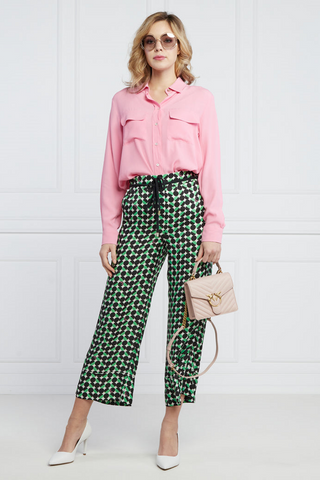 Marus Pant in Emerald Print