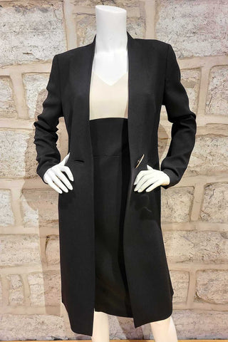 Long Spring Coat Black