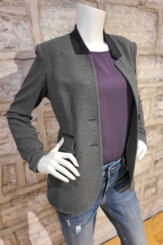 Stretch-Twill Jacket Grey