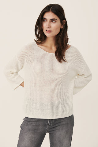 Cetrona Linen-Knit Sweater Four Colours