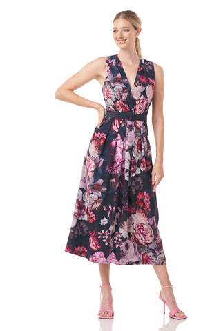 Kay Unger Julia Floral Dress