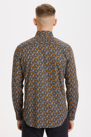Trostol Long-Sleeved Sport Shirt Multi-Floral Print Two Colours