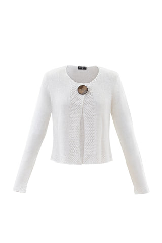 One Button Cardigan in 2 Colors