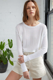 Autumn Cashmere | Mesh Stitch Crew