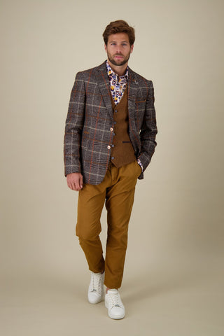 A fish Named Fred Big Plaid Blazer