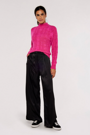 Apricot Fuzzy Pink Sweater