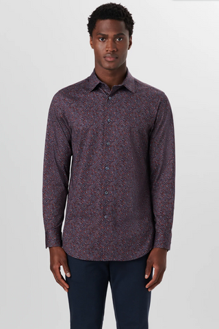 Bugatchi James Mosaic Print