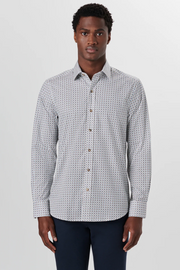 Bugatchi Julian Geometric Print Shirt in 2 Fits