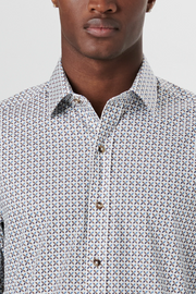 Bugatchi Julian Geometric Print Shirt in 2 Fits