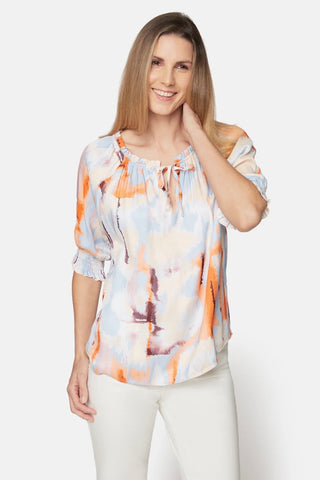 Water color printed blouse