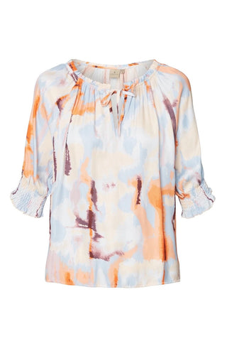 Water color printed blouse