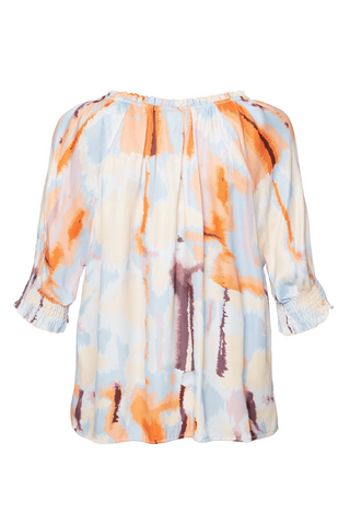Water color printed blouse