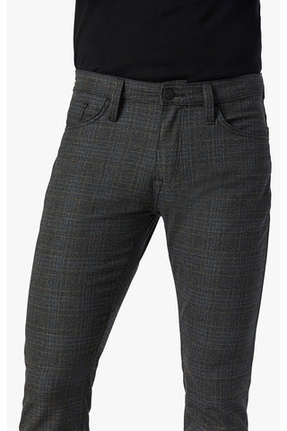 Cool Tapered-Legged Pants in Smoke Fancy Check