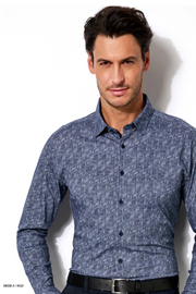 Long-Sleeved Sport Shirt in 2 Patterns