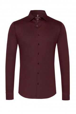 Long-Sleeved Jersey Knit Sport Shirt in 8 Colours