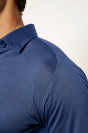 Long-Sleeved Jersey Knit Sport Shirt in 8 Colours