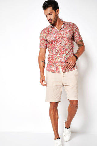 Short-Sleeved Sport Shirt in Three Colours