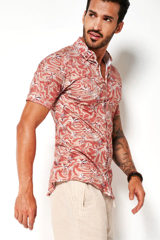 Short-Sleeved Sport Shirt in Three Colours