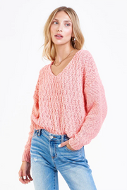 Lexi Sweater in Coral Reef