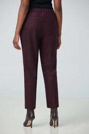 Straight Leg Pant in Black Berry Mix
