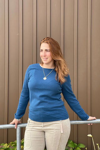 Marble Crew Neck Sweater in 4 Colors