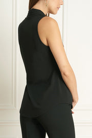 Matte Jersey Sleeveless V-Neck Top in 6 Colours