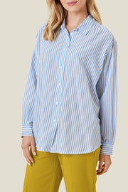 Inea Cotton Button-Up Long-Sleeve Shirt