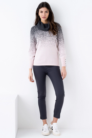 Marble Cowl Neck Gradient Sweater in 2 Colors