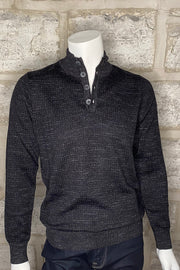 Quarter Length Button Down Sweater - Houndstooth in 3 Colours