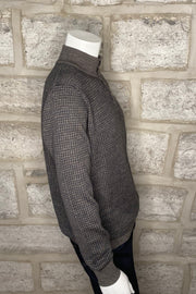 Quarter Length Button Down Sweater - Houndstooth in 3 Colours