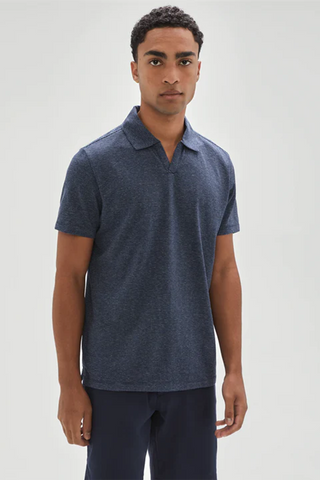 Holder Short Sleeve Open Collar Polo
