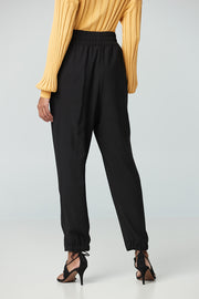 Chic Soft Crepe Jogger with Elastic Waist