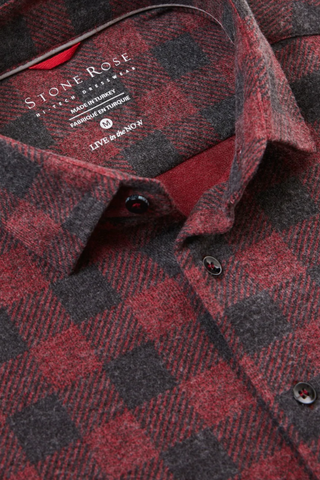 Stone Rose T-Series Fleece Buffalo Shirt in 3 colours