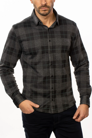 Stone Rose's Dip Dyed Jacquard Knit Shirt