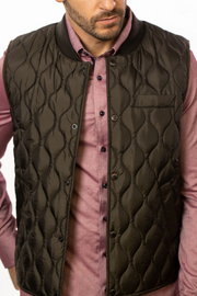 Nylon Quilted Puffer Vest