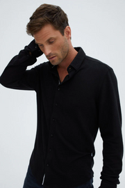 Long Sleeve Knit Solid Jersey Fleece