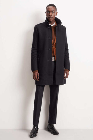 Cunning Wool Coat Black or Grey
