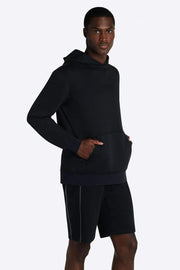 Bugatchi Comfort Long Sleeve Hooded Knit Sweater