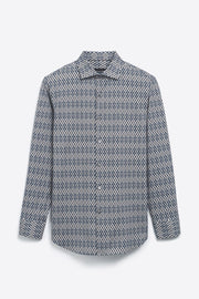 Bugatchi Ooh Cotton Tech Long Sleeve Shirt