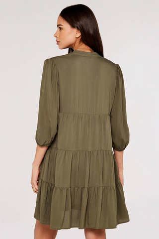 3/4 Sleeve Shift Dress