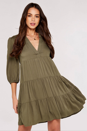 3/4 Sleeve Shift Dress