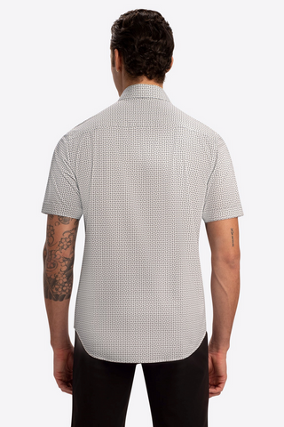 OohCotton Tech Short Sleeved Shirt in Platinum