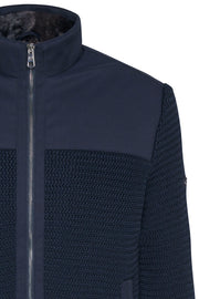 Full-Zip Quilted Jacket Navy